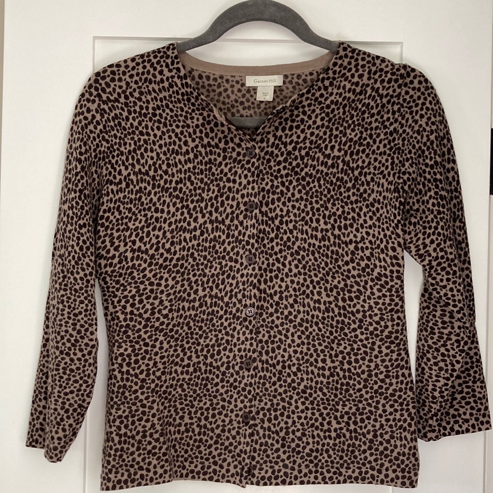 Garnet Hill cardigan sweaters.